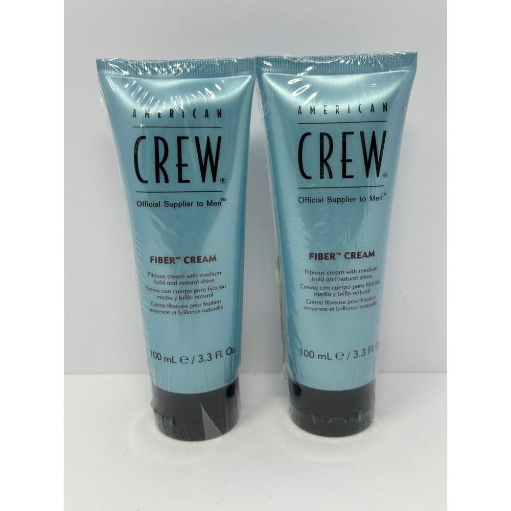 Lot of 2 NEW Sealed American Crew Fiber Cream 3.3oz